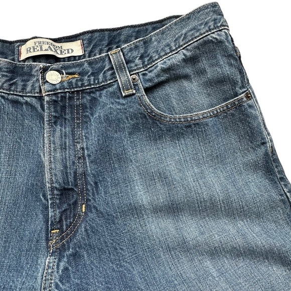 Tommy Hilfiger Men's Freedom Relaxed Jeans Blue Denim Sz 36 x 34 - Picture 6 of 14